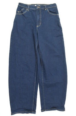 ROLLA'S GiGi Barrel Curved Leg Jeans Womens 26 Blue High-Rise Relaxed Denim